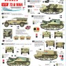 Star Decals 72-A1064 ANZAC # 1. New Zealand and Australian tanks and AFVs in Africa and Middle East WW2. Sherman Mk.III, Universal Carrier, M3A1 White Scout Car, Dingo Scout Car 1/72
