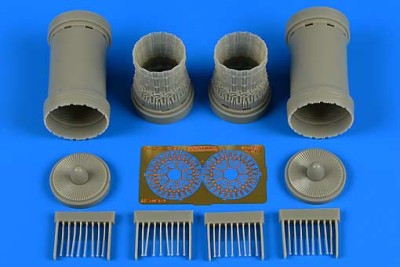 Aires 4710 F-15B/C/D/I Eagle exhaust nozzles (GWH) 1/48