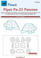 Peewit M72205 1/72 Canopy mask Piper Pa-25 Pawnee (KP)