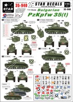 Star Decals STAR35940 Bulgarian Pz.Kpfw. 35(t) 1/35