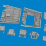 Eduard 6481133 BRASSIN P-40N radio compartment PRINT (EDU) 1/48