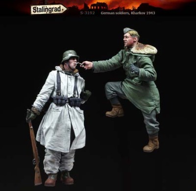 Stalingrad 3192 Гренадеры СС, зима, 2 фигуры 1:35