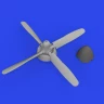 Eduard 672361 BRASSIN P-51D Hamilton Standard propeller 1/72