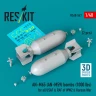 Reskit 48547 AN-M65 (AN-M59) bombs 1000 lbs. (2 pcs.) 1/48