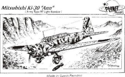 Planet Models PLT040 Mitsubishi Ki-30 Ann 1/72