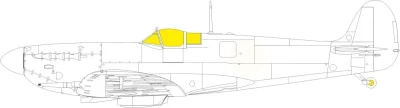 Eduard EX977 Mask Spitfire Mk.Vc Weekend (EDU) 1/48