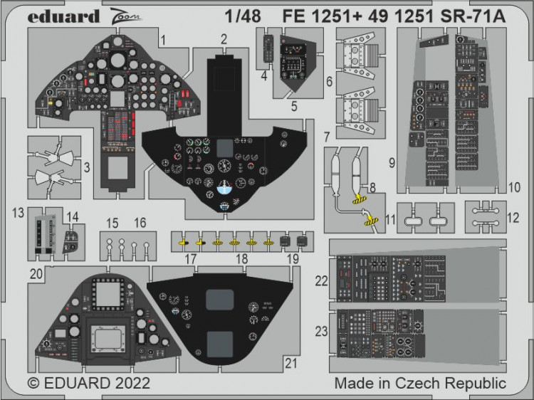Eduard FE1251 SR-71A (REV) 1/48