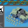 Black Dog T72167 DAC Mk.I British Armoured Car accessories set (designed to be used with IBG Models kits) 1/72
