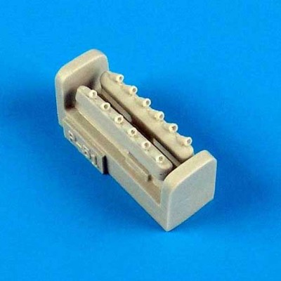 QuickBoost QB72391 P-51D Mustang exhaust 1/72