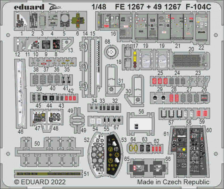 Eduard 491267 SET F-104C (KIN) 1/48