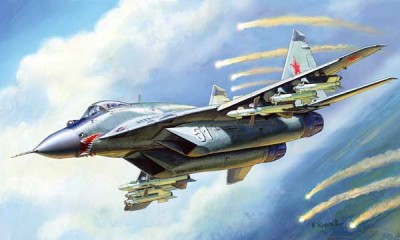 Звезда 7278 Российский истребитель &quot;МиГ-29С&quot; (9-13С) 1/72