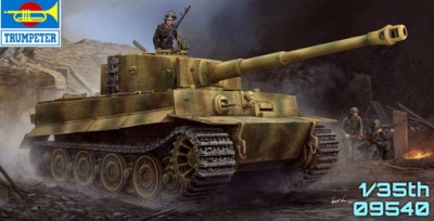Trumpeter 09540 PzKpfw VI Ausf E Tiger I Late w/Zimmerit 1/35