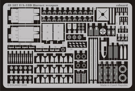 Eduard 48587 F/A-18D weapon HBS
