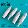 Reskit RS72-0311 UB-32A-24 rocket launcher (4 pcs) (Mi-24,Mi-8) 1/72