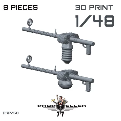 77Propeller 77PRP758 MG-15 (8 pcs.) 1/48