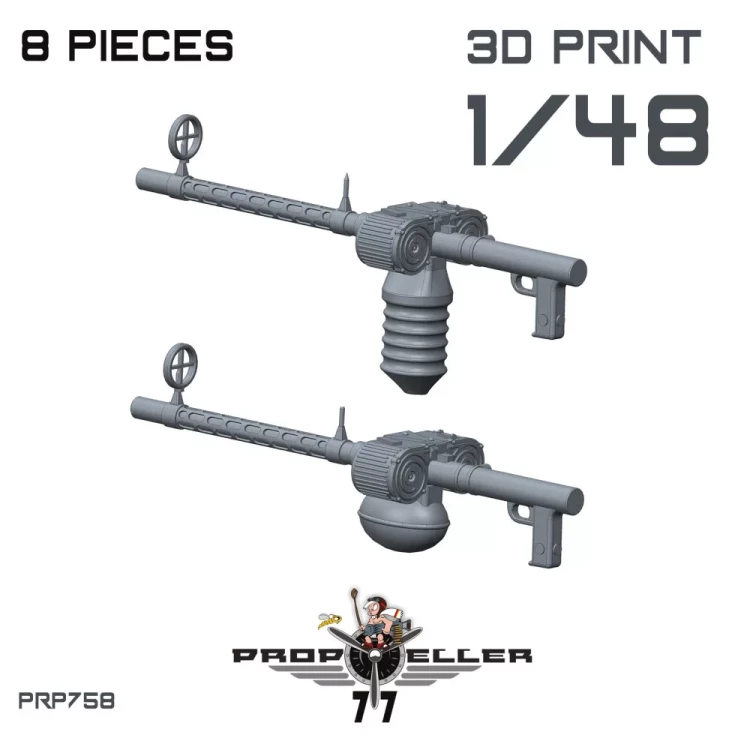77Propeller 77PRP758 MG-15 (8 pcs.) 1/48