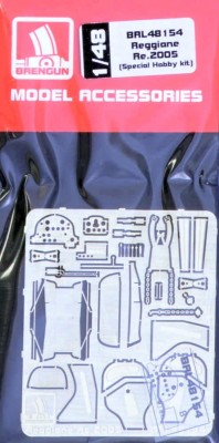 Brengun BRL48154 Reggiane Re.2005 - detail PE set (SP.HOB.) 1/48