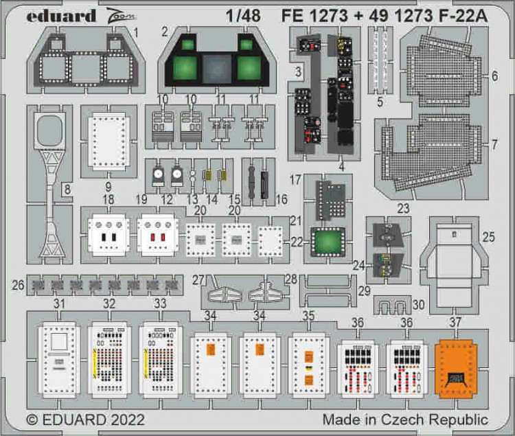 Eduard BIG49331 F-22A (I LOVE KIT) 1/48