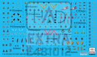 HAD 481012 F-14 Helmet & dress sewing markings Vol.4 1/48