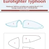 Peewit M144050 Canopy mask Eurofighter Typhoon (REV) 1/144