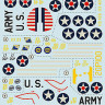 Print Scale 72-322 Curtiss P-40 C/CU - part 1 (wet decals) 1/72