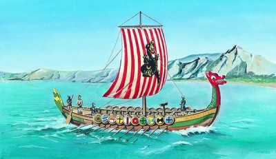 Smer 902 Флот Viking Ship Drakkar 1/60