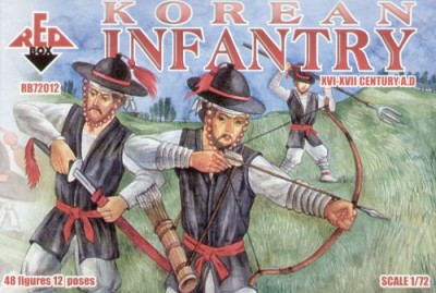 Red Box 72012 Korean Infantry 16-17 century 1/72