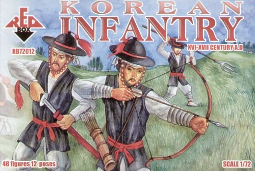 Red Box 72012 Korean Infantry 16-17 century 1/72