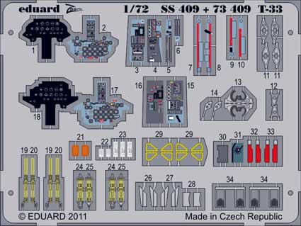 Eduard SS409 T-33 S.A.