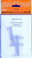 Quickboost QB48 952 A-26 Invader exhaust (ICM) 1/48