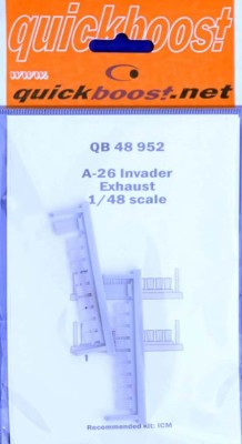 QuickBoost QB48952 A-26 Invader exhaust (ICM) 1/48