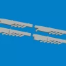 Eduard 6481147 BRASSIN Ju 88A exhaust stacks PRINT (EDU/ICM) 1/48