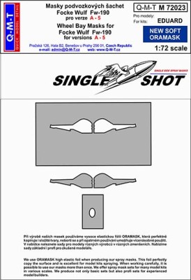 Q-M-T M72023 1/72 Mask Fw-190A5 (EDU)