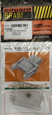 Eduard 672339 Brassin Bf 109G-2/G-4 gun barrels print (Edu) 1/72