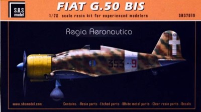 Sbs Model 7019 Fiat G.50 Bis Regia Aeronautica (resin kit) 1/72