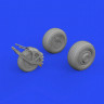 Eduard 648780 BRASSIN Su-25 wheels (ZVE) 1/48