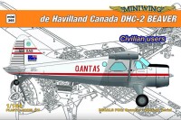 Miniwing Plastic MINI365 de Havilland Canada DHC-2 Beaver / civilian users 1 kit boxed, 2 decal versions, canopy mask 1/144