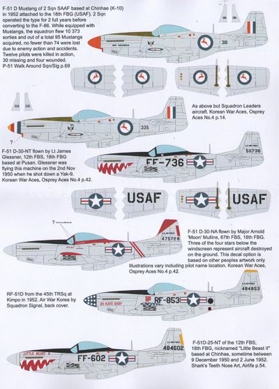 Aims AIMS32D005 Korean War North-American F-51 Mustangs 1/32