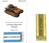 Микродизайн 035381 Фототравление Leichttraktor Rhainmetall от ICM 1/35