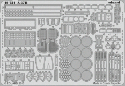 Eduard 49724 A-37B S.A. 1/48