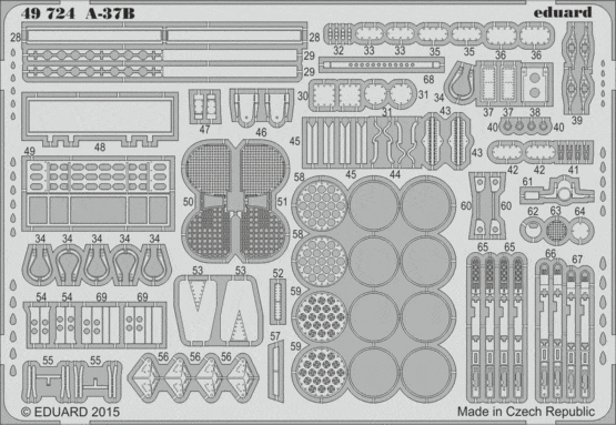 Eduard 49724 A-37B S.A. 1/48
