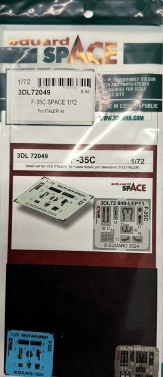 Eduard 3DL72049 F-35C space (ITAL) 1/72