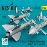 Reskit 32581 R-27ER (AA-10 Alamo-C) missiles (4 pcs.) 1/32