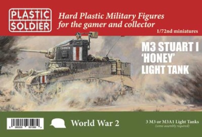 Plastic Soldier WW2V20026 Allied Stuart 1 Honey + M3 Tank 1/72