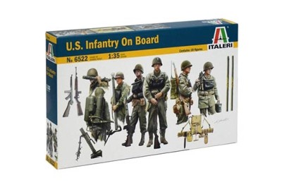 Italeri 06522 Фигуры U.S. INFANTRY ON BOARD 1/72
