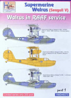 HM Decals HMD-48073 1/48 Decals S.Walrus (Seagull V) RAAF Service Pt.1