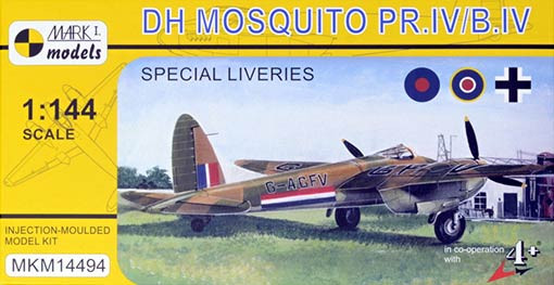 Mark 1 Models MKM-14494 DH Mosquito PR.IV/B.IV 'Special Liveries' 1/144