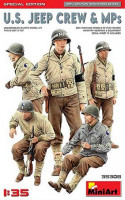 MiniArt 35308 1/35 US Jeep Crew & MPs (5 fig., Special Edition)