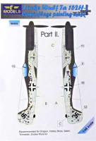 Lf Model M4856 Mask Focke Wulf ta 152H-1 Camouflage part 2 1/48