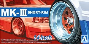 Aoshima 055458 Mark III Shallow Rim 14 Inch 1:24